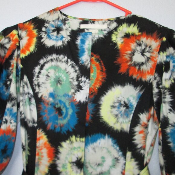 Colorful Tie-Dye Mini Dress - Picture 2 of 11